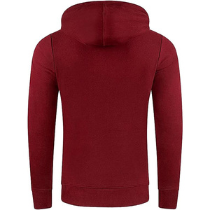 เสื้อฮู้ดผ้าฝ้ายสีทึบสำหรับผู้ชายเสื้อสเวตเชิ้ตแห้งเร็วน้ำหนักเบาระบายอากาศได้คลาสสิกสำหรับฤดูหนาว - Product Image 2