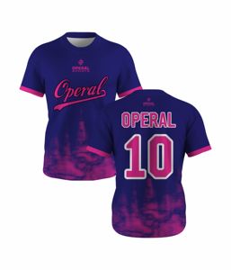 Camiseta Deportiva Personalizada de Fábrica, 100% Poliéster, Cuello en V, Transpirable, para Béisbol, Niños y Adultos, Equipo de Softbol, Sublimación, Lisa - Product Image 4
