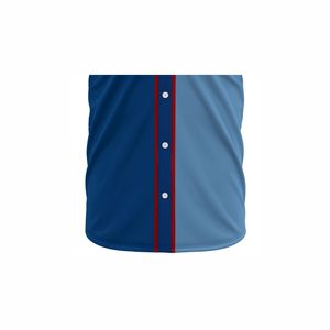 Maillot de baseball à boutons complets avec logo personnalisé de haute qualité Styles légers avec manches courtes pour chemises de softball pour garçons - Product Image 5