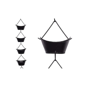 Chaîne de pluie en métal en forme de poisson, plaquée cuivre, pour la décoration de la maison et du jardin, chaîne de pluie suspendue, gouttière, descente d'eau - Product Image 6