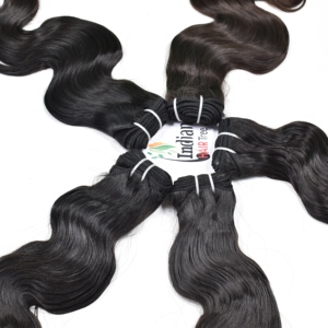 Wholesale Cuticle Aligned Black <b>Body</b> <b>Wave</b> Hair Extensions Natural Virgin Indian Temple Human Hair Raw Bundles Super <b>Wave</b> for - Product Image 5