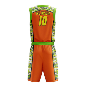 Uniforme de basket-ball réversible de qualité supérieure pour hommes séchage rapide respirant grande taille nouveau style imprimé techniques prix raisonnable - Product Image 5