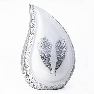High Quality Aluminium Teardrop Urns High Quality <b>Metal</b> Teardrop Urns With Pink <b>Enamel</b> <b>Paint</b> - Product Image 1
