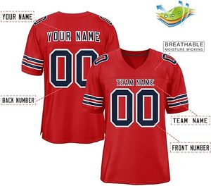 2025 nueva llegada camisetas de fútbol americano hechas a medida nombre personalizado número uniforme de fútbol americano - Product Image 2