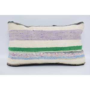 12x20 Multicolor Wool Kantha Patchwork Pillow Vintage Mosaic Paisley Paneled Grape Design Woven Embroidered <b>18x18</b> Print Pattern - Product Image 1