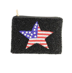 กระเป๋าใส่เหรียญปลาดาวเม็ดเล็กๆแบบสั่งทำพร้อมลายปักลูกปัด - Product Image 6