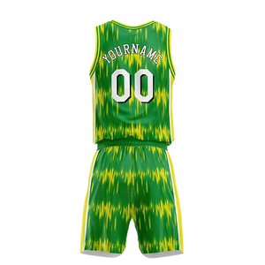 Ensemble d'uniformes de basketball sans manches pour hommes Kit de maillots et shorts personnalisés Impression par sublimation OEM ODM Vêtements d'équipe Approvisionnement en gros en vrac - Product Image 3