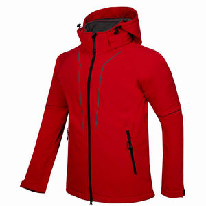 Veste personnalisée imperméable et respirante pour la randonnée veste à coque souple pour hommes veste extérieure en polaire à coque souple nouveau design - Product Image 2