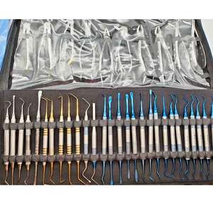 Ensemble d'instruments vétérinaires chirurgicaux professionnels pour dentiste dentaire 60 pièces avec étui de haute qualité - Product Image 4