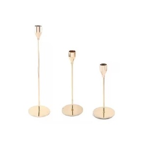 เชิงเทียนโลหะแบบคลาสสิกหรูหราเชิงเทียนโลหะโบราณที่ใส่เทียนสไตล์โมเดิร์นสำหรับงานแต่งงานงานแฮนด์เมด - Product Image 1