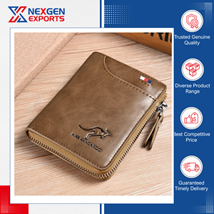 Cartera de PU con RFID para Hombre, Diseño Elegante, Calidad Premium, Suministro Directo de Fábrica, Multifuncional, Personalizable, con Cierre de Cremallera de Poliéster - Product Image 5