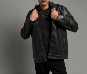 Chaqueta de Invierno de Cuero Genuino para Hombre, Estilo Premium de Diseñador, Hecha a Medida, Impermeable, Ropa Exterior de Moda para Venta al por Mayor - Product Image 2