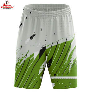 Pantalones Cortos Deportivos de Malla Sublimada de Verano de Primera Calidad, Color Personalizado, Secado Rápido, para Hombre - Product Image 1