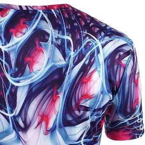 Camiseta Deportiva para Hombre, la Más Popular, 100% Algodón, Tejido de Punto, Corte Holgado, Estampada, Tallas Grandes, Secado Rápido, Transpirable, Venta al Por Mayor - Product Image 4