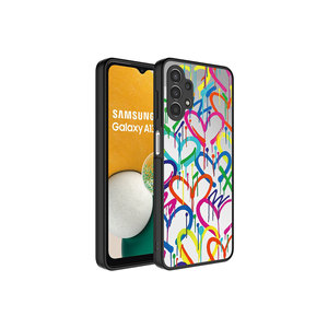 Étui de téléphone en silicone protecteur de luxe avec motif en forme de cœur pour Samsung Galaxy A13 4G, coque brillante antichoc XR - Product Image 1