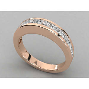 Bague pour femme en or 10 carats avec diamant de laboratoire - Product Image 4