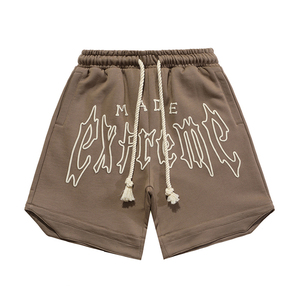 Pantalones cortos de estilo Vintage personalizado con estampado de algodón de verano para hombre de alta calidad - Product Image 5