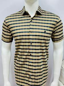 เสื้อยืดผู้ชายทรงสลิมฟิตผ้าคอตตอนเนื้อนุ่มระบายอากาศได้ดีและทนทานในปริมาณที่มากจากอินเดีย - Product Image 2