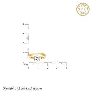 แหวนเพชรที่ปลูกในห้องปฏิบัติการที่หรูหราได้รับการรับรอง10K แหวนแต่งงานทองคำสีเหลืองทอง - Product Image 5