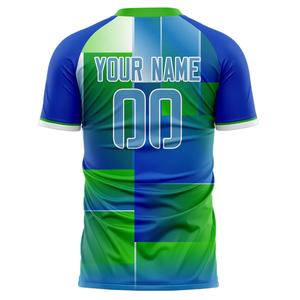 Jersey de fútbol ligero recién llegado para entrenamiento, jersey de fútbol para hombre de cuello redondo de manga corta de tela de poliéster personalizado - Product Image 4