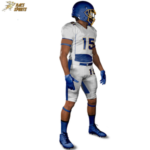 Uniforme de fútbol americano personalizado precio fabricación fina conjuntos estilo sublimación al por mayor - Product Image 3