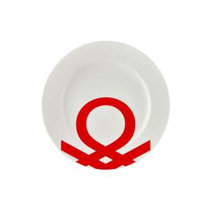 Service de table en porcelaine multicolore avec logo Be-Kct0021 - 24 pièces - MULTICOLORE - Product Image 2