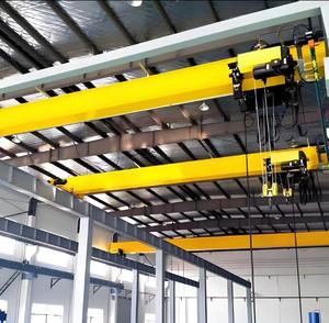 Moteur à engrenages, PLC, télécommande au sol, alimentation triphasée, portée de 35 m, pont roulant EOT de 10 tonnes, pont roulant à poutre simple européen - Product Image 3