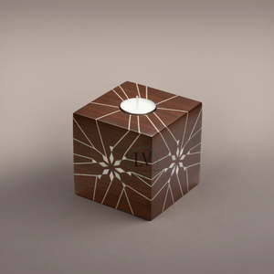 High Quality <b>Mother</b> of Pearl Inlaid Wood <b>Candle</b> Holder New Design Home Decor Accessories Handcrafted B2B From Vietnam - Product Image 2