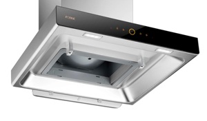 Nouvelle hotte murale EMS6008-CR de 24 pouces, 460 CFM, système à haut débit d'air avec moteur DC écoénergétique - Prête à être expédiée - Product Image 2