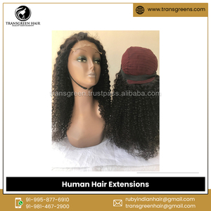 Outstanding Quality Raw Unprocessed Deep Curly 4x4 Closure <b>Wig</b> Available in Bulk Quantity From Indian Vendor - Product Image 4