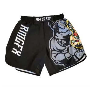 Pantalones cortos MMA profesionales unisex, ropa de entrenamiento personalizada para adultos, fabricados en fábrica para hombres, ropa de artes marciales personalizable - Product Image 5