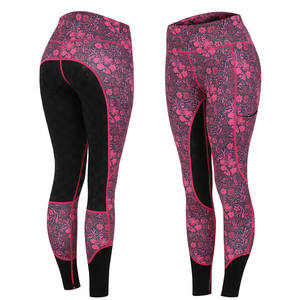 Proveedor al por mayor leggings de mujer de la mejor calidad de fabricación sublimación leggings de equitación con etiqueta privada - Product Image 1