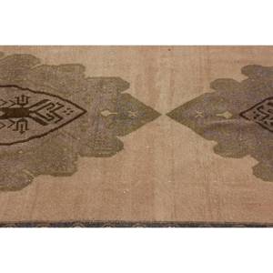 Alfombra de lana turca Vintage marrón Beige de 39x109 pies tejido plano patrón de retazos alfombra de sala de estar látex para decoraciones del hogar - Product Image 5