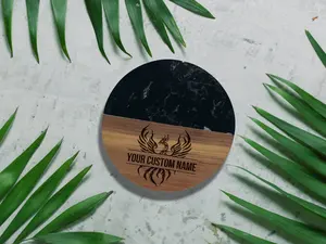 Sous-verre élégant en bois naturel avec texture naturelle pour les repas de luxe au prix de gros par CRAFT ZONE EXPORT - Product Image 4