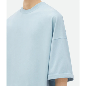 T-shirt surdimensionné personnalisé pour homme, taille plus, 100% coton, épaules tombantes, entraînement en salle de sport, t-shirt vierge personnalisable surdimensionné - Product Image 6