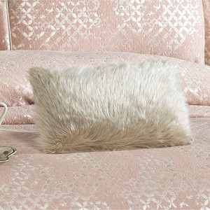 Ensemble de couvre-lit Guzide ANNA Classic 4 pièces en chenille 100% teinte en fil rayé saumon, anti-acariens, lavable, taille King, pour usage domestique - Product Image 4