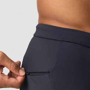 Leggings de talle alto para hombre con bolsillos prácticos y material a prueba de sentadillas diseñado para entrenamientos - Product Image 5