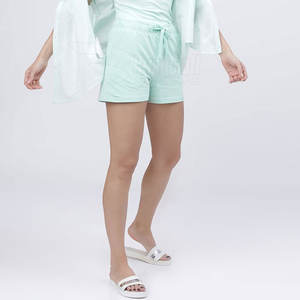 Shorts décontractés pour femmes de couleur unie confortables de haute qualité fabriqués au Pakistan Shorts pour femmes en stock - Product Image 5