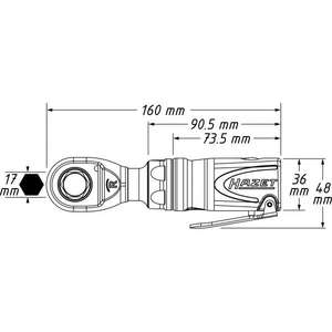 Llave de Impacto Neumática Multifuncional Hazet Mini para Espacios Pequeños - Product Image 2