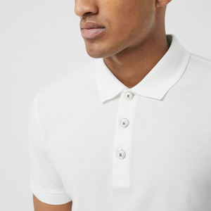 Hombres 100% algodón para Polos de alta calidad Casual servicio al por mayor OEM diseño en blanco de talla grande tejido de punto - Product Image 1