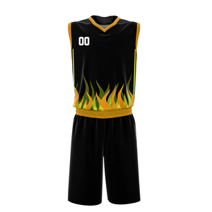Ensemble de maillot et short de basket-ball de dernière génération, faible MOQ, fabrication professionnelle, uniforme de basket-ball - Product Image 2
