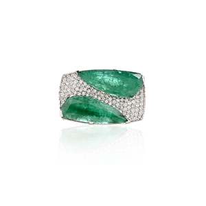Anillo de Topacio con Corte Princesa Chapado en Rodio para Hombre - Joyería de Boda con Engaste Invisible - Product Image 1