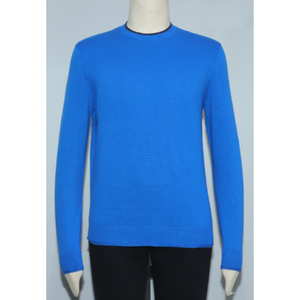 Pull en maille jacquard pour homme, tendance et personnalisé, en coton biologique respirant, col rond - Product Image 3