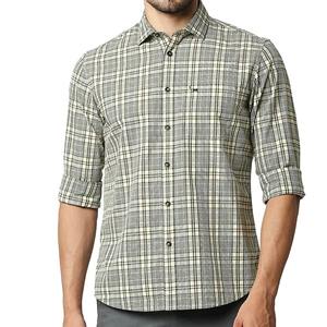 Chemise textile pour homme Chemise à manches longues en coton anti-rides - Product Image 6