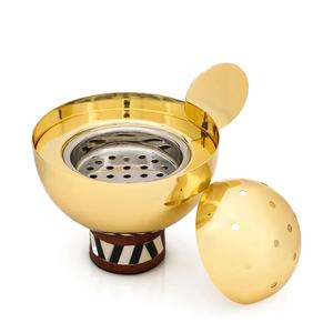 Quemador de incienso de diseño antiguo con forma de patas de soporte para decoración del hogar y quemador de fragancia para el hogar Acero inoxidable altamente pulido 2025 - Product Image 2