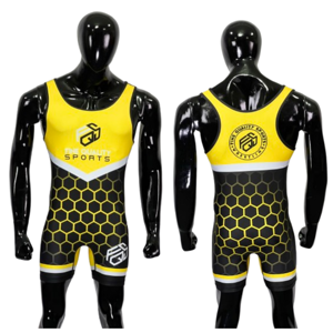 La mejor empresa de fabricación de singlets de lucha libre personalizada Camiseta de lucha con Impresión digital personalizada para hombres Camiseta de sublimación completa - Product Image 1