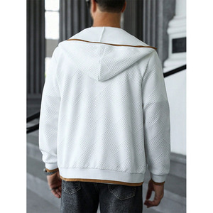 Sudaderas Casuales de Calle al por Mayor, OEM, ODM, con Cierre, Mangas Largas, Color Sólido, para Venta al por Mayor en EE. UU. - Product Image 6