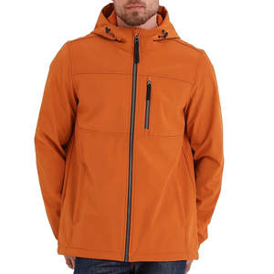 Veste Imperméable Respirante Homme Style Simple Vestes Soft Shell Extérieures pour Hommes - Product Image 1