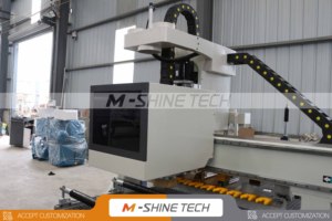 Routeur CNC automatique Jinan pour le travail du bois 1325, système LNC à onduleur de marque supérieure 7,5 kW, aspiration, usine chinoise M-Shine - Product Image 2
