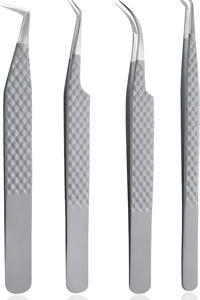 Pinzas con Recubrimiento de Plasma Duraderas para Extensiones de Pestañas y Reparación Electrónica, Anticorrosión, Antiestáticas, Herramientas de Belleza Multiusos - Product Image 4